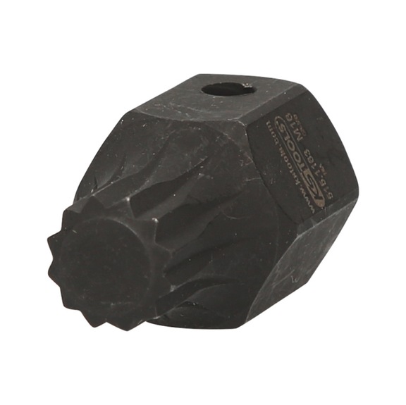 1/2 inch DUODRIVE special power bit socket XZN, M16, 43 mm short - 1/2 inch DUODRIVE special power bit socket XZN