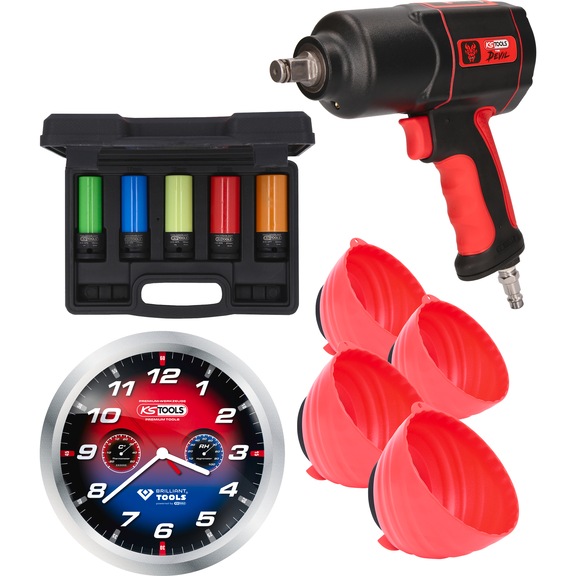 Tyre/wheel special offer package The Devil, 11 pieces - Compressed air tools (other)