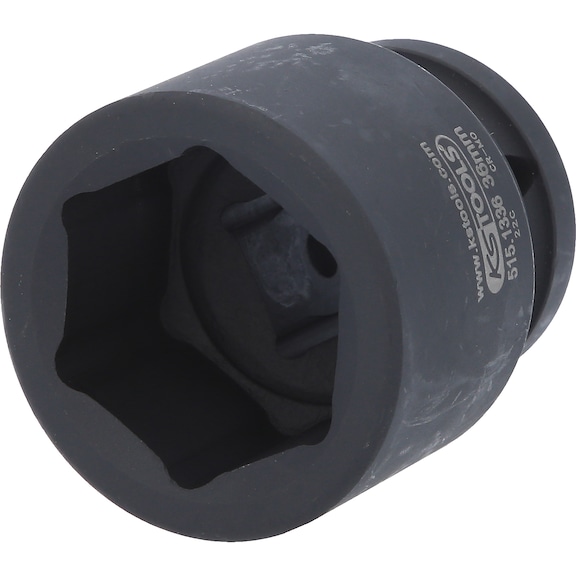 3/4 inch hex power socket, short, 36 mm - 3/4 inch hex power socket