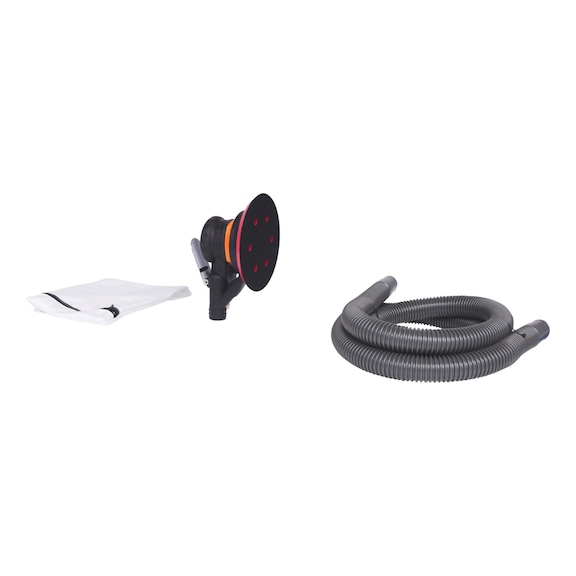 Fine grinding pneumatic eccentric sander with dust extraction - Pneumatic eccentric sander