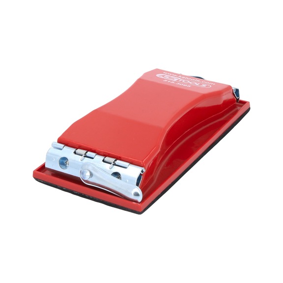 Sanding block with foam rubber holder, 210 x 105 mm - Grinding stone