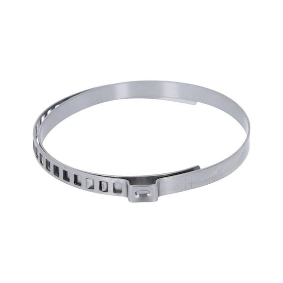 Edelstahl-Schellen,D: 75-112mm,100-Pack - Additional bit socket