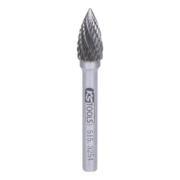 HM pointed arch milling cutter, shape G, 10 mm - HM pointed arch burr