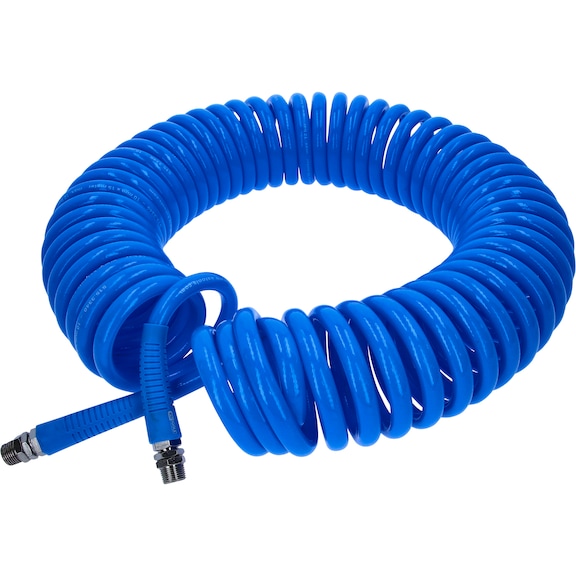 PU compressed air spiral hose, D: 10 mm - Compressed air hoses