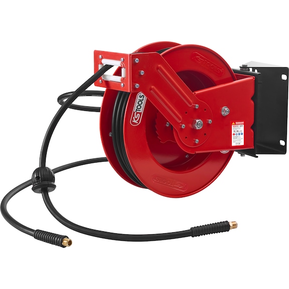 Compressed air hose reel D: 10 mm, connection 3/8 inch, 20 m - Compressed air hoses