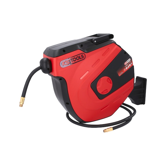 Automatic compressed air hose reel, D: 10 mm x 15 m - Compressed air hoses