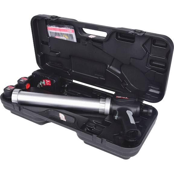 600 ml battery-powered cartridge gun with 2 batteries and 1 charger - Battery cartridge gun