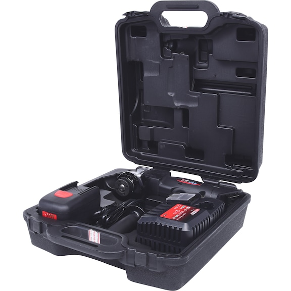 Cordless angle grinder 7000 rpm with 1 battery and 1 charger - Cordless angle grinder