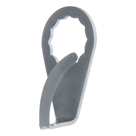 KS TOOLS Schaberklinge, gebogen, geschwungen, Klingenl&auml;nge 36mm - Schaberklinge