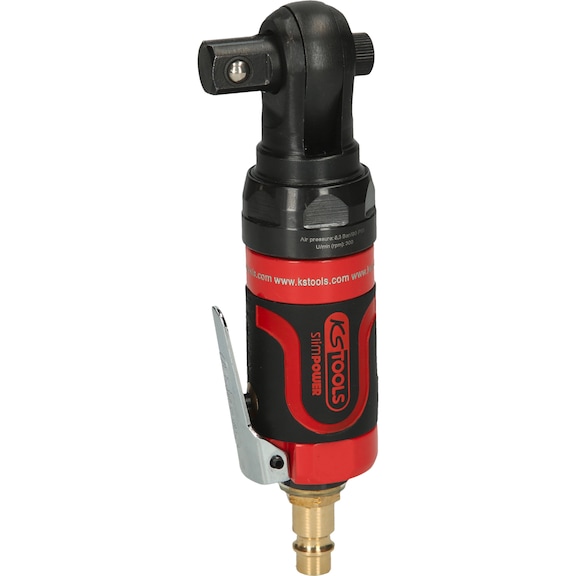 1/2 inch SlimPOWER mini pneumatic reversible ratchet 30 Nm - Compressed air reversible ratchets