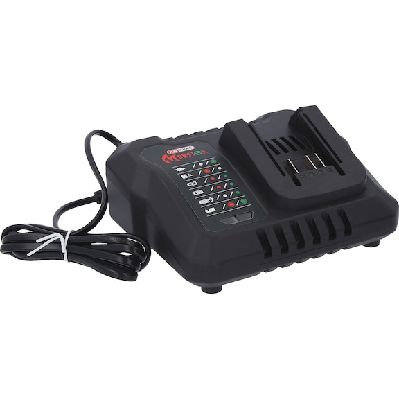 eMONSTER battery quick charger, 8 A - Battery charger