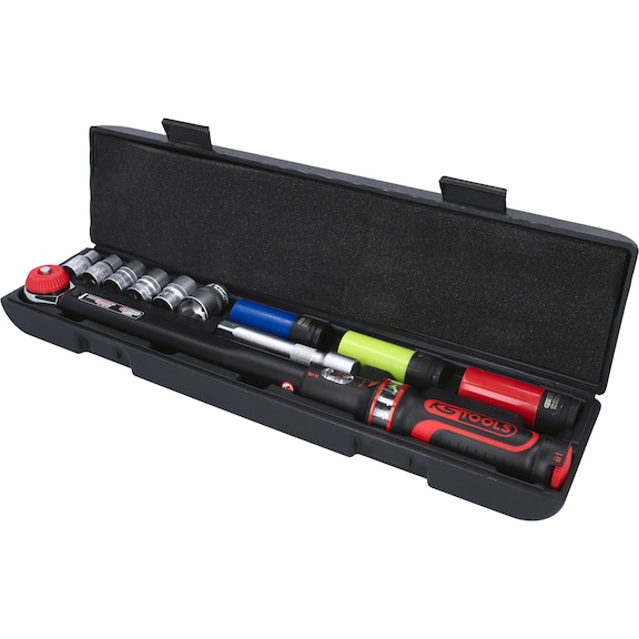 1/2 inch ERGOTORQUEprecision torque wrench set, 20-200Nm, 11-piece - Torque wrench