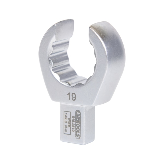 9x12mm open-end socket wrench, 19mm - Socket ring spanner