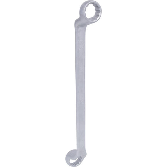 Double ring spanner, offset, 22x24 mm - Double ring spanner, offset