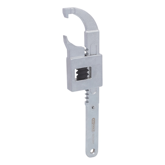 Articulated hook wrench with nose, 10-50 mm - Articulated hook spanner Nose
