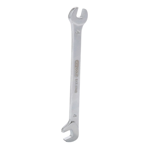 KS TOOLS Combination wrench, 15 degrees, 75 degrees, 4 mm - Double open-end spanner