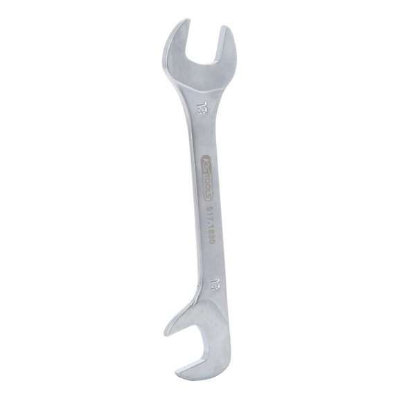 Combination wrench, 15 degrees, 75 degrees, 13 mm - Double open-end spanner