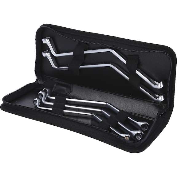 Brake bleeding wrench set, 5-piece, 7-11 mm - Brake bleed wrench