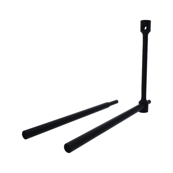 Extendable truck wheel nut wrench, 3-piece, 32 x 33 mm - Wheel nut wrench