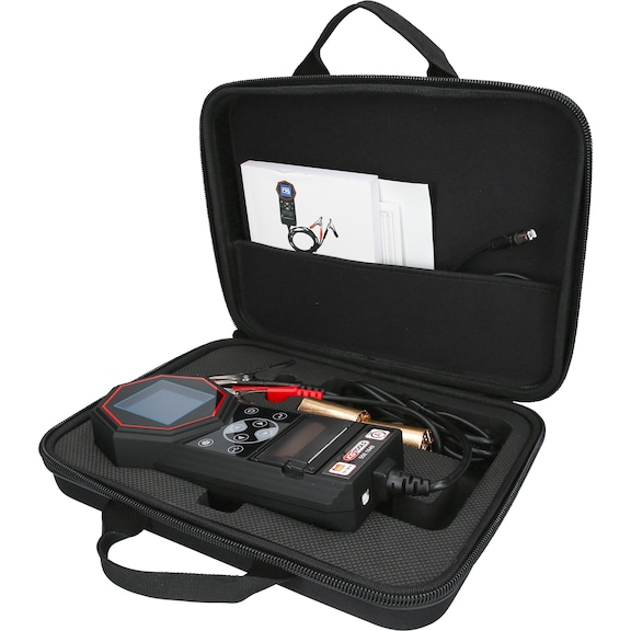 12V / 24V digital battery and charging system tester with integrated printer - Battery tester