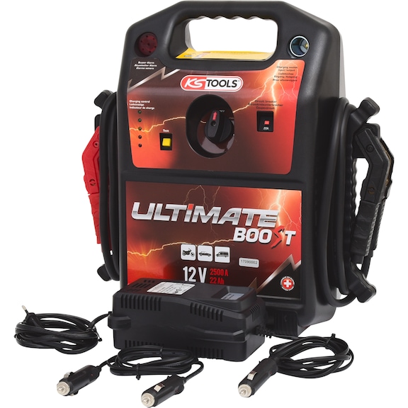 KS TOOLS 12 V battery booster, mobile jump starter 850 A - Battery Booster