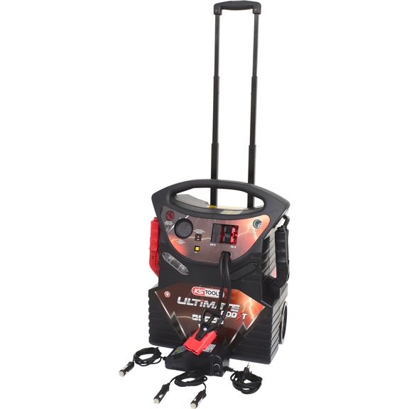 12 V, 24 V battery booster, mobile jump starter 2340 A - Battery Booster