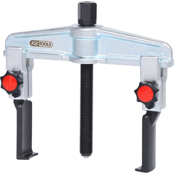 KS TOOLS Quick-release universal puller, 2-arm, slim, 25-130 mm, 100 mm - Universal puller, 2-armed