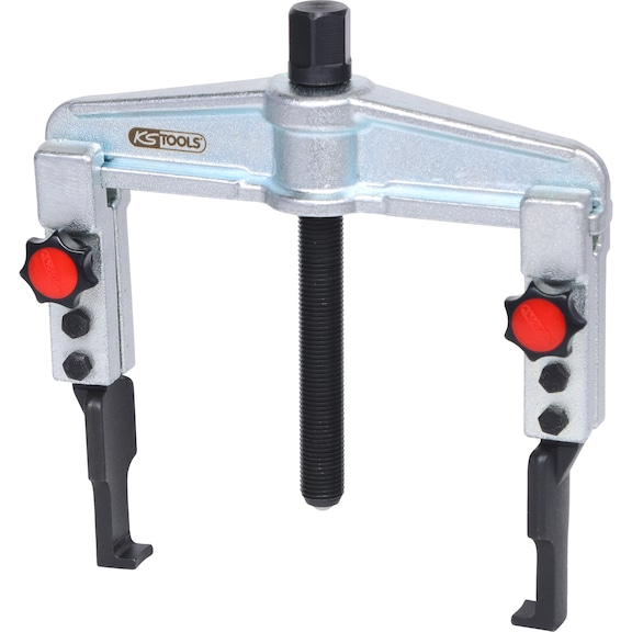 Quick-release universal puller, 2 arms, 25–130 mm, 120 mm, 2.5 t - Universal puller, 2-armed