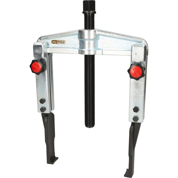 Quick-release universal puller, 2 arms, 50–160 mm, 220 mm, 5.0 t - Universal puller, 2-armed