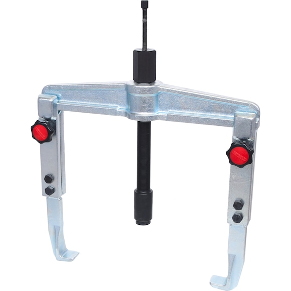 Hydraulic quick-release universal puller, 2 arms, 80–350 mm, 225 mm - Universal puller, 2-armed