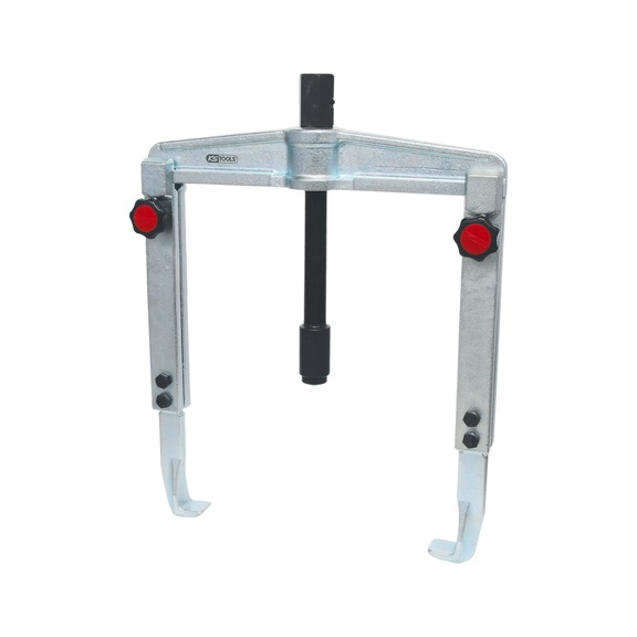 KS TOOLS Hydraulic quick-release universal puller, 2 arms, 80–350 mm, 325 mm - Universal puller, 2-armed
