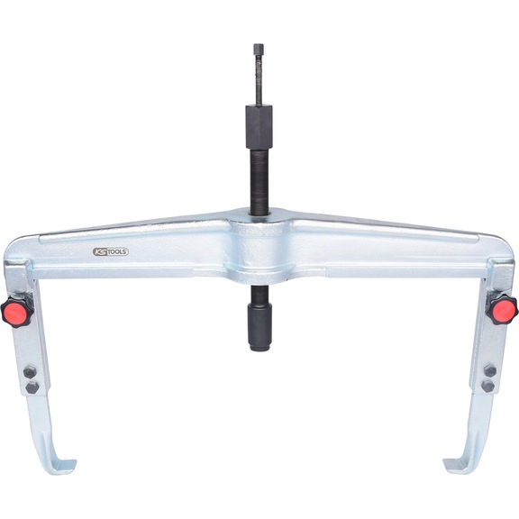KS TOOLS Hydraulic quick-release universal puller, 2-armed, 140–640 mm, 225 mm - Universal puller, 2-armed