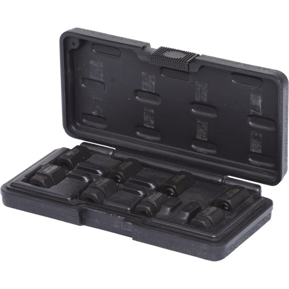 Stud bolt removal and insertion tool set, 12 pieces - Stud bolt removal and insertion tools