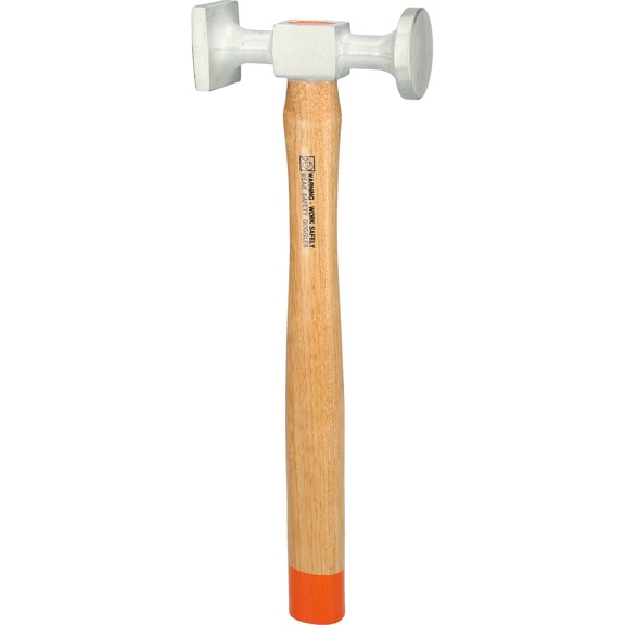 Aluminium bodywork standard hammer, curved head, round/square - Dent hammer