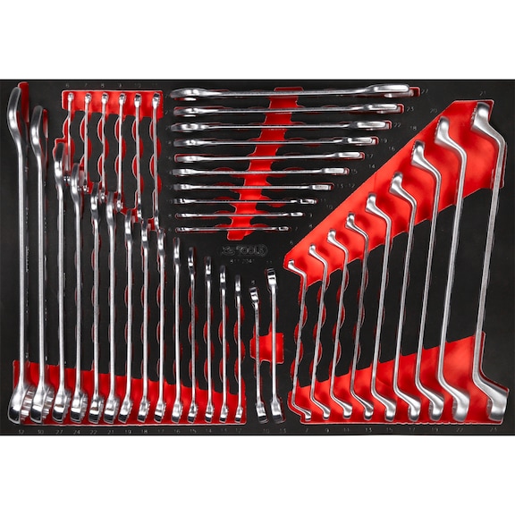Wrench set in foam insert, 41 pieces 811.2041 - Spanner set