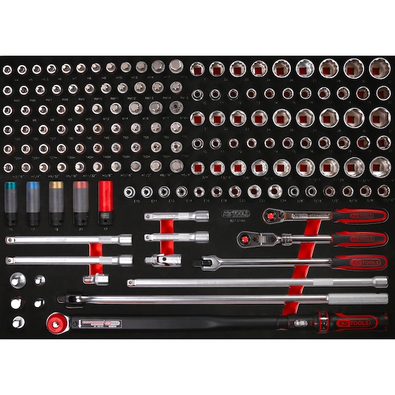 1/2 inch socket wrench set in foam insert, 149 pieces - Socket wrench (set)