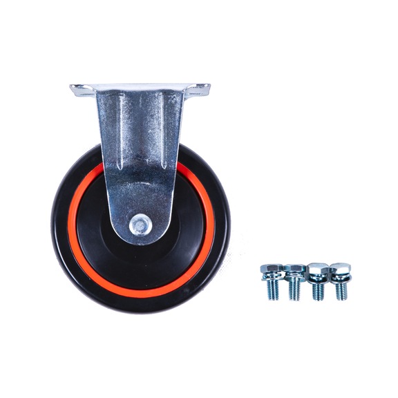 KS TOOLS Laufrolle starr inkl. Schrauben, H=154mm, B=568mm x T=398mm - Schraube, Mutter (Sonstige)