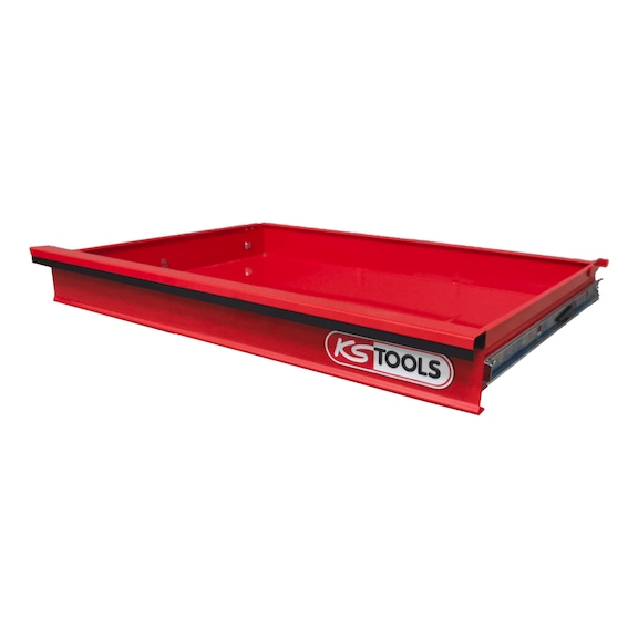 KS TOOLS Drawer with logo and ball bearing slide for P10TC attachment, 568x398x65 mm - Drawer organisation materials (workshop equipment, parts)