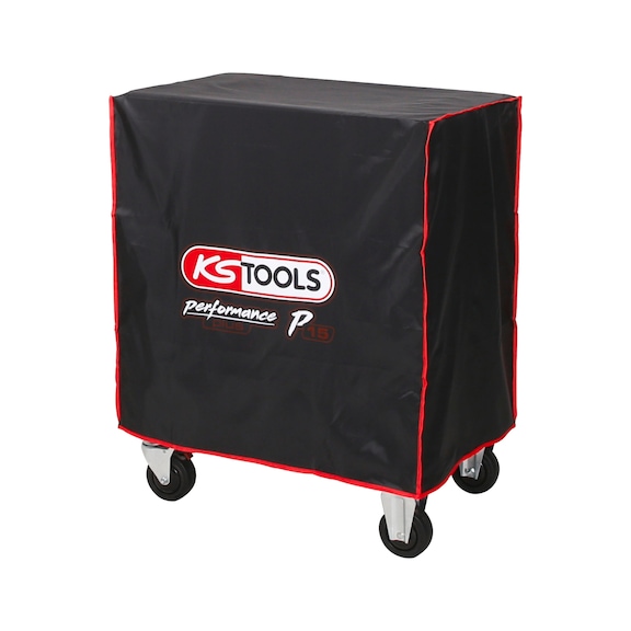 Cover for workshop trolley P15, 880x550x860 mm - Transport trolley, rolling trolley (accessory)