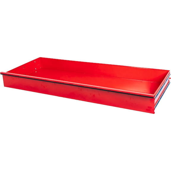Drawer with ball bearing guide for workshop trolley P40, 1429x568x145 mm - Drawer organisation materials (workshop equipment, parts)