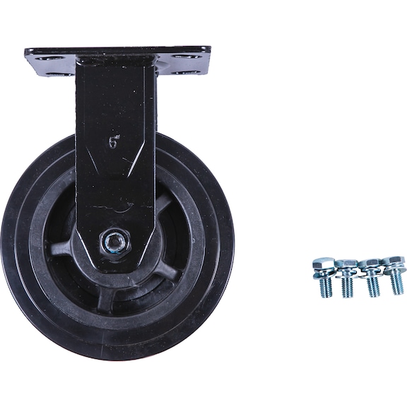 Rigid roller for P45 workshop trolley, incl. screws - Transport device (workshop, accessories, miscellaneous)