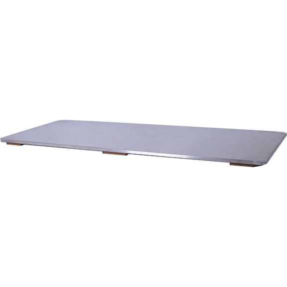 Stainless steel worktop for workshop trolley P45 - Worktop for workshop trolley