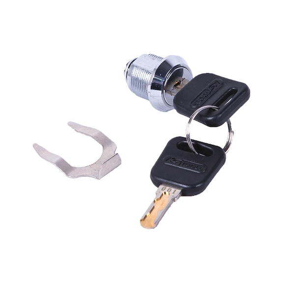 Lock with 2 keys for PERFORMANCEplus workshop trolley Lock no. xyz - Transport device (workshop, accessories, miscellaneous)