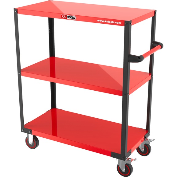 KS TOOLS Workshop service trolley, H1205xW978xD488mm - Workshop service trolley