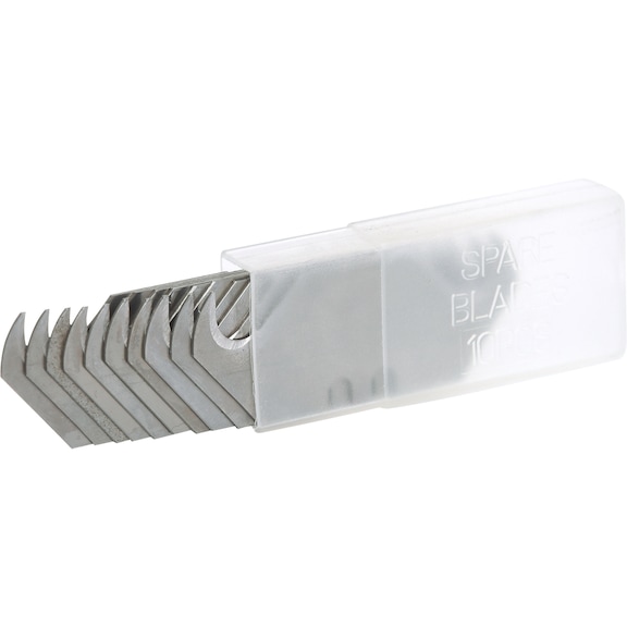 Hook blades for professional utility knives, pack of 10 - Replacement knife blade