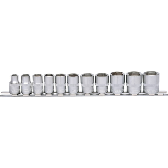 KS TOOLS 3/8 inch hex socket set, 11-piece 8-19 mm - Socket wrench (set)