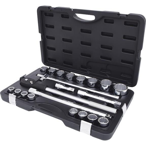 3/4 inch socket wrench set, 21 pieces - Socket wrench (set)