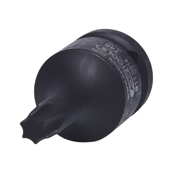 1/2 inch power bit socket TX, short, T45 - 1/2 inch power bit socket Torx