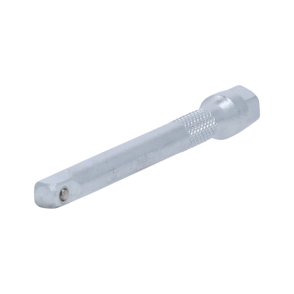 1/4 inch extension with hex drive, 100 mm on hanger - 1/4 inch extension with drive hexagon