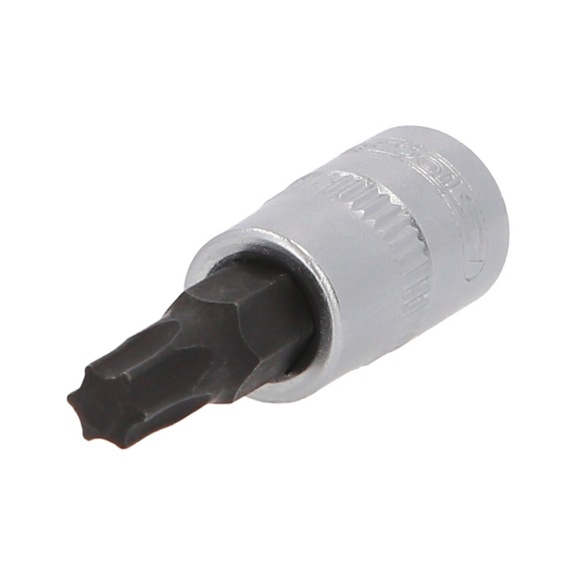 1/4 inch TX bit socket, T30 on hanger - 1/4 inch Torx bit socket